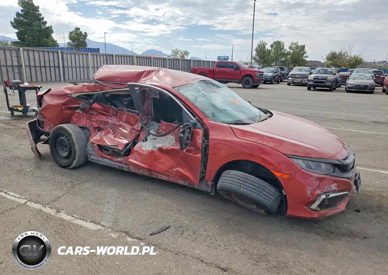 2019 Honda Civic Lx VIN:19XFC2F60KE045457 - 4