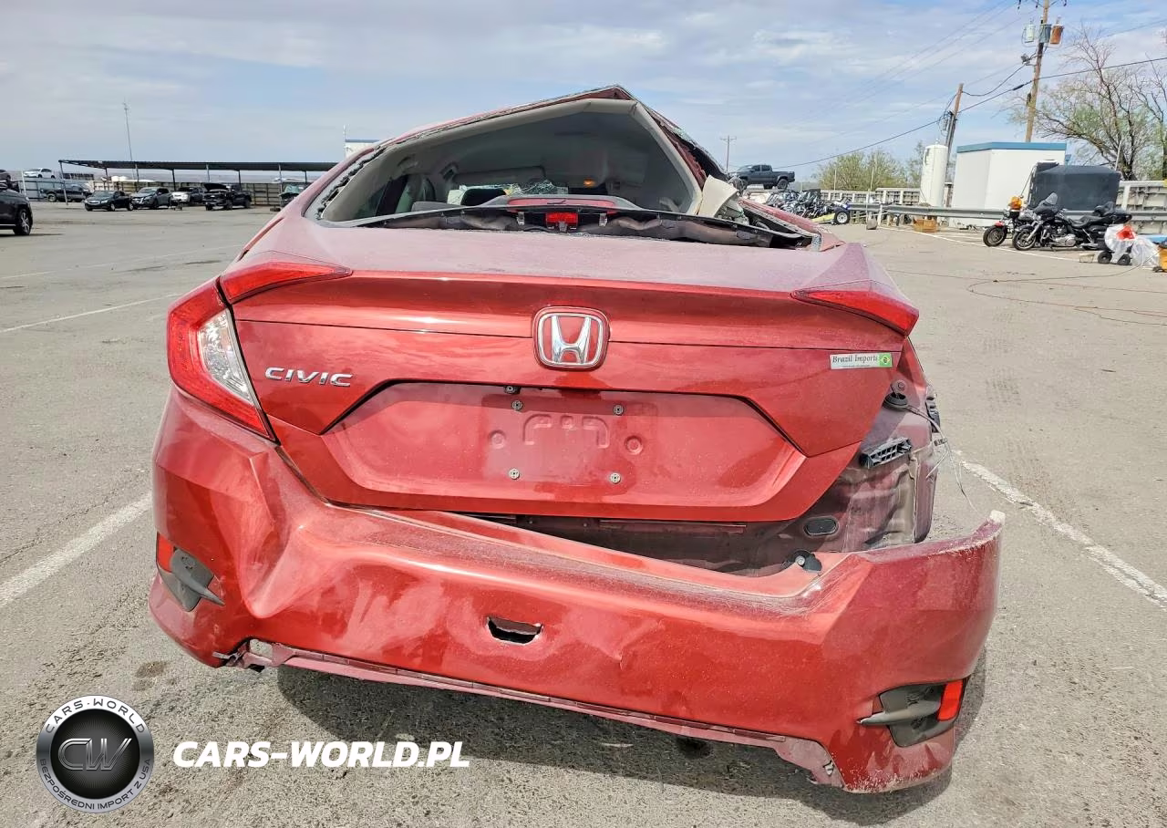 2019 Honda Civic Lx VIN:19XFC2F60KE045457 - 6