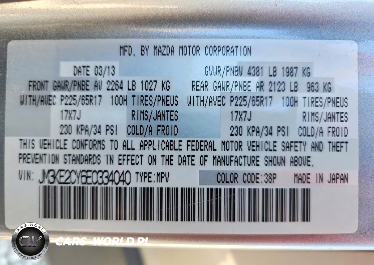 2014 Mazda Cx-5 Touring VIN:JM3KE2CY6E0334040 - 14