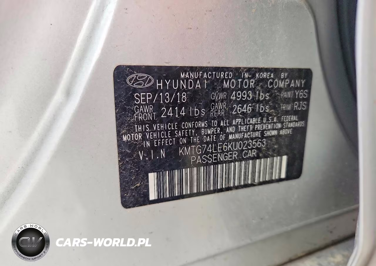 2019 Genesis G70 3.3T Advanced VIN:KMTG74LE6KU023563 - 12