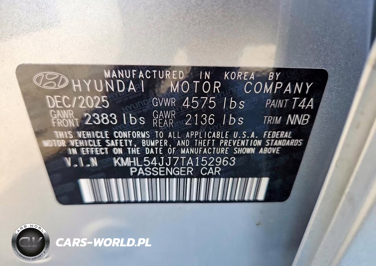 2026 Hyundai Sonata Hybrid Limited VIN:KMHL54JJ7TA152963 - 13