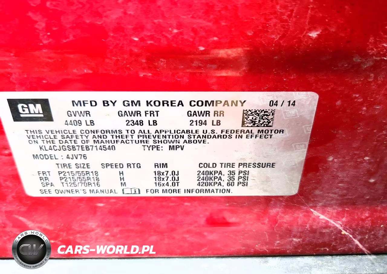 2014 Buick Encore VIN:KL4CJGSB7EB714540 - 13
