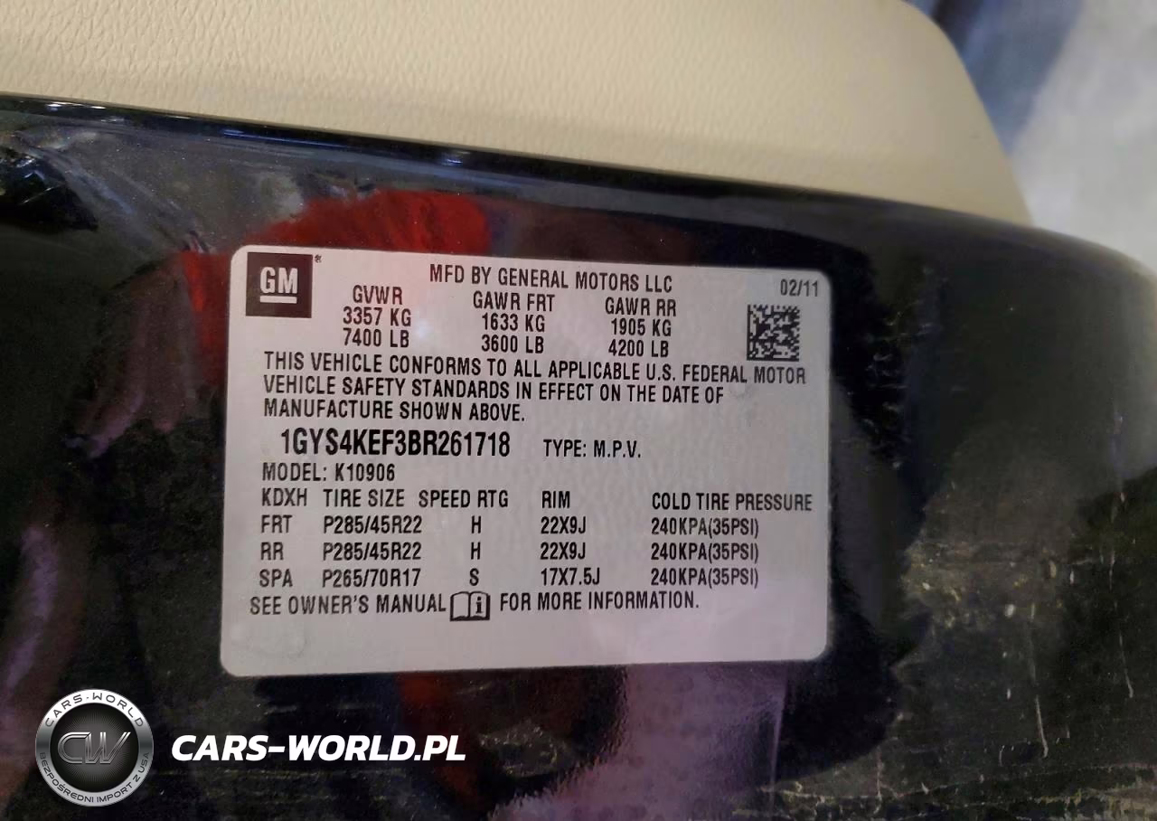 2011 Cadillac Escalade Esv Platinum VIN:1GYS4KEF3BR261718 - 13