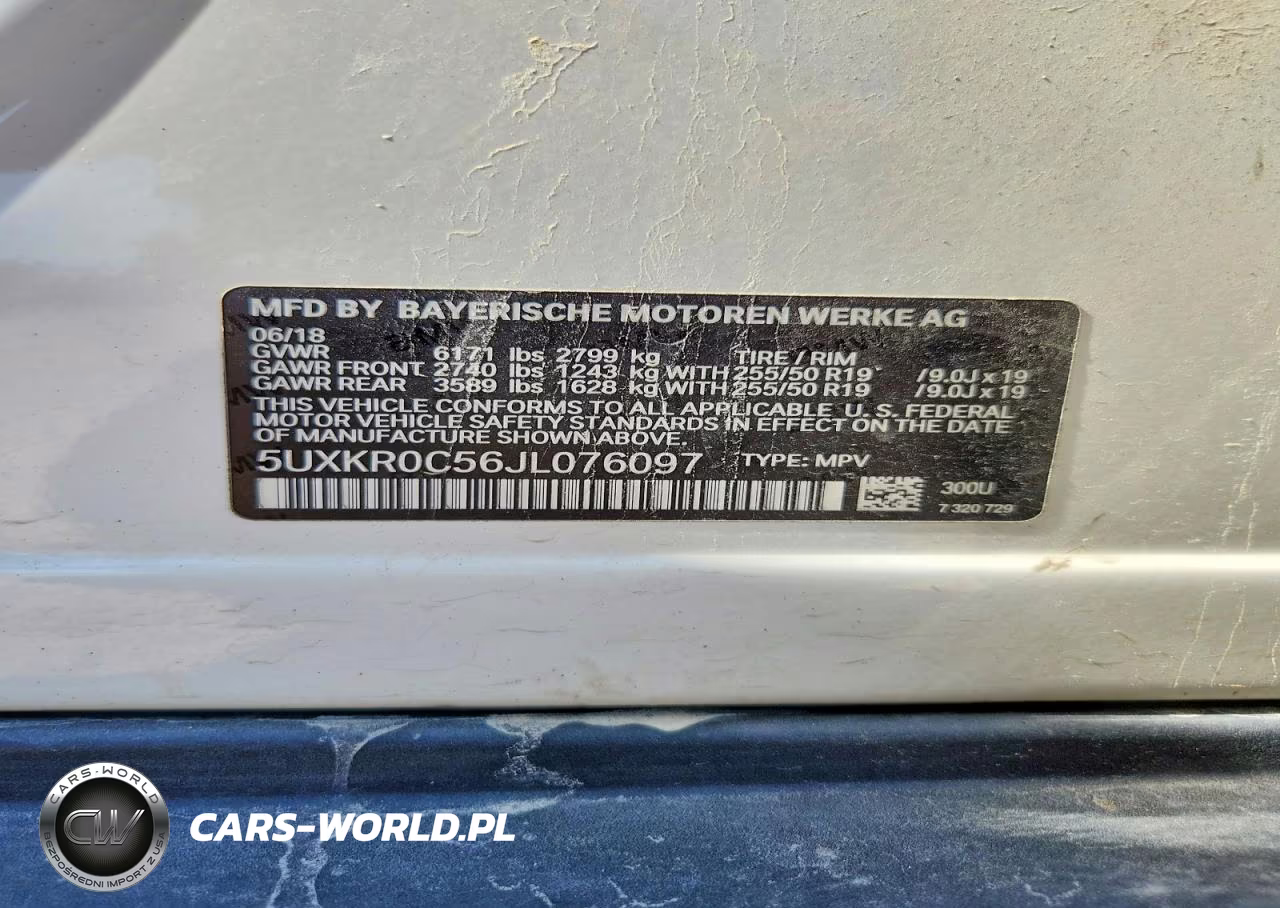 2018 BMW X5 xDrive35I VIN:5UXKR0C56JL076097 - 13