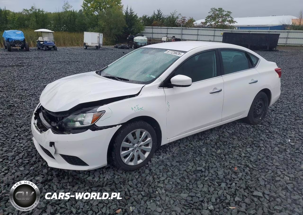2017 Nissan Sentra Sv VIN:3N1AB7AP7HY313943 - 1