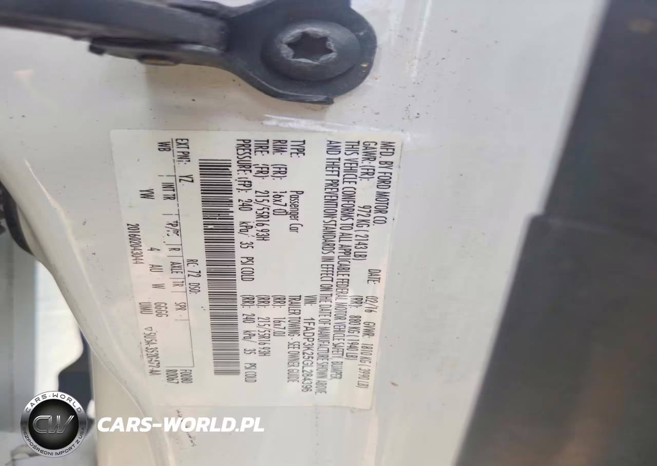 2016 Ford Focus Se VIN:1FADP3K25GL284396 - 13