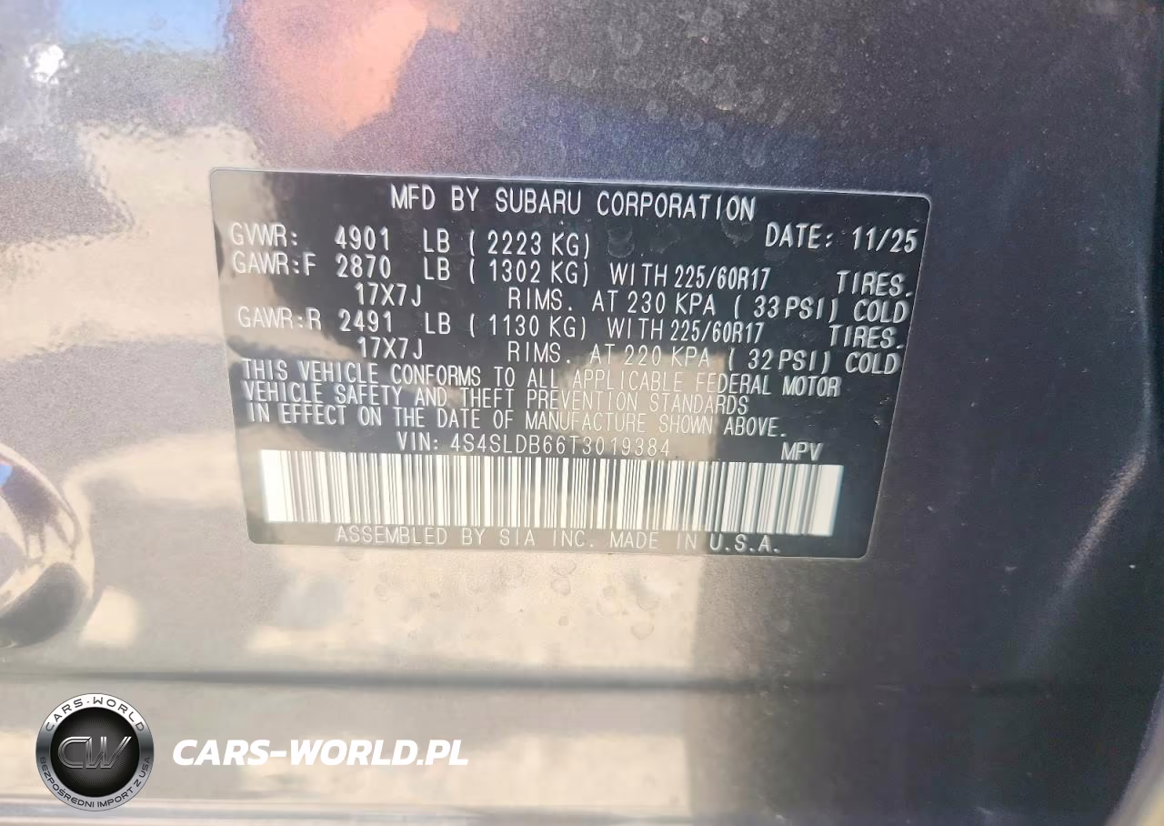 2026 Subaru Forester Premium VIN:4S4SLDB66T3019384 - 13
