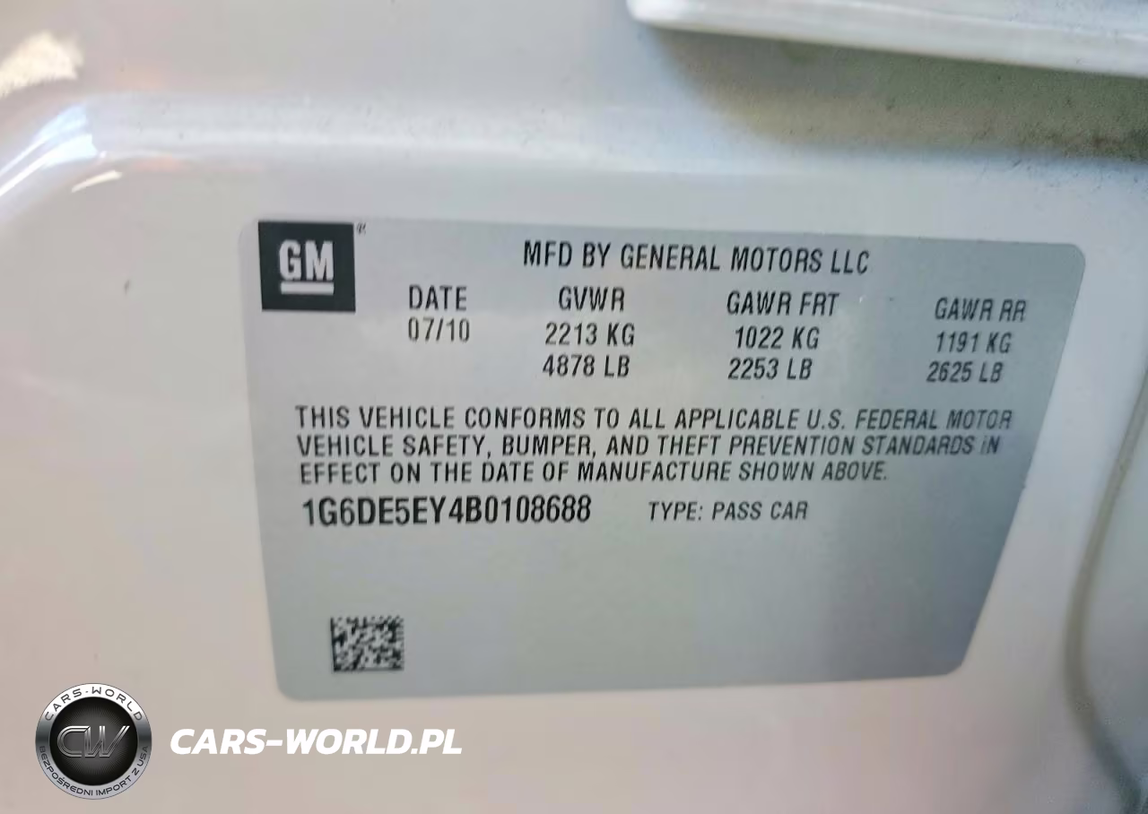 2011 Cadillac Cts Luxury Collection VIN:1G6DE5EY4B0108688 - 12