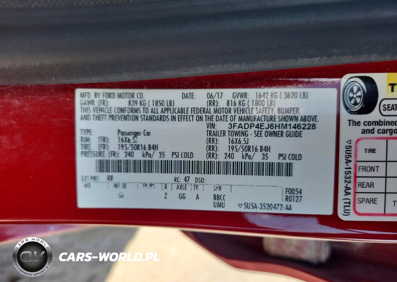 2017 Ford Fiesta Se VIN:3FADP4EJ6HM146228 - 12