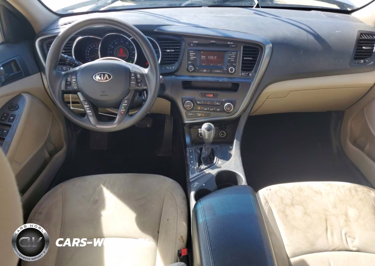 2013 Kia Optima Lx VIN:KNAGM4A77D5385021 - 8