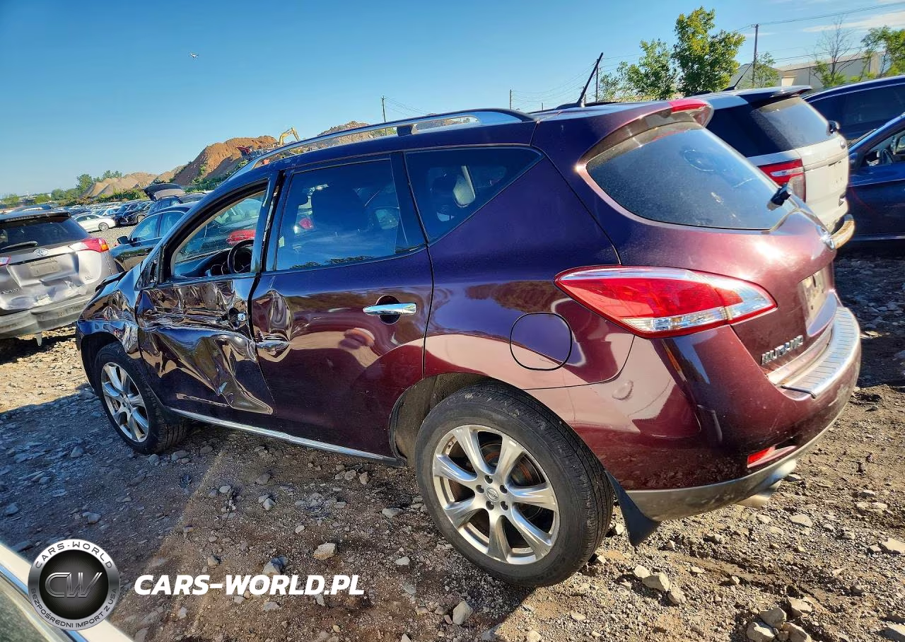2013 Nissan Murano S VIN:JN8AZ1MW2DW319664 - 2