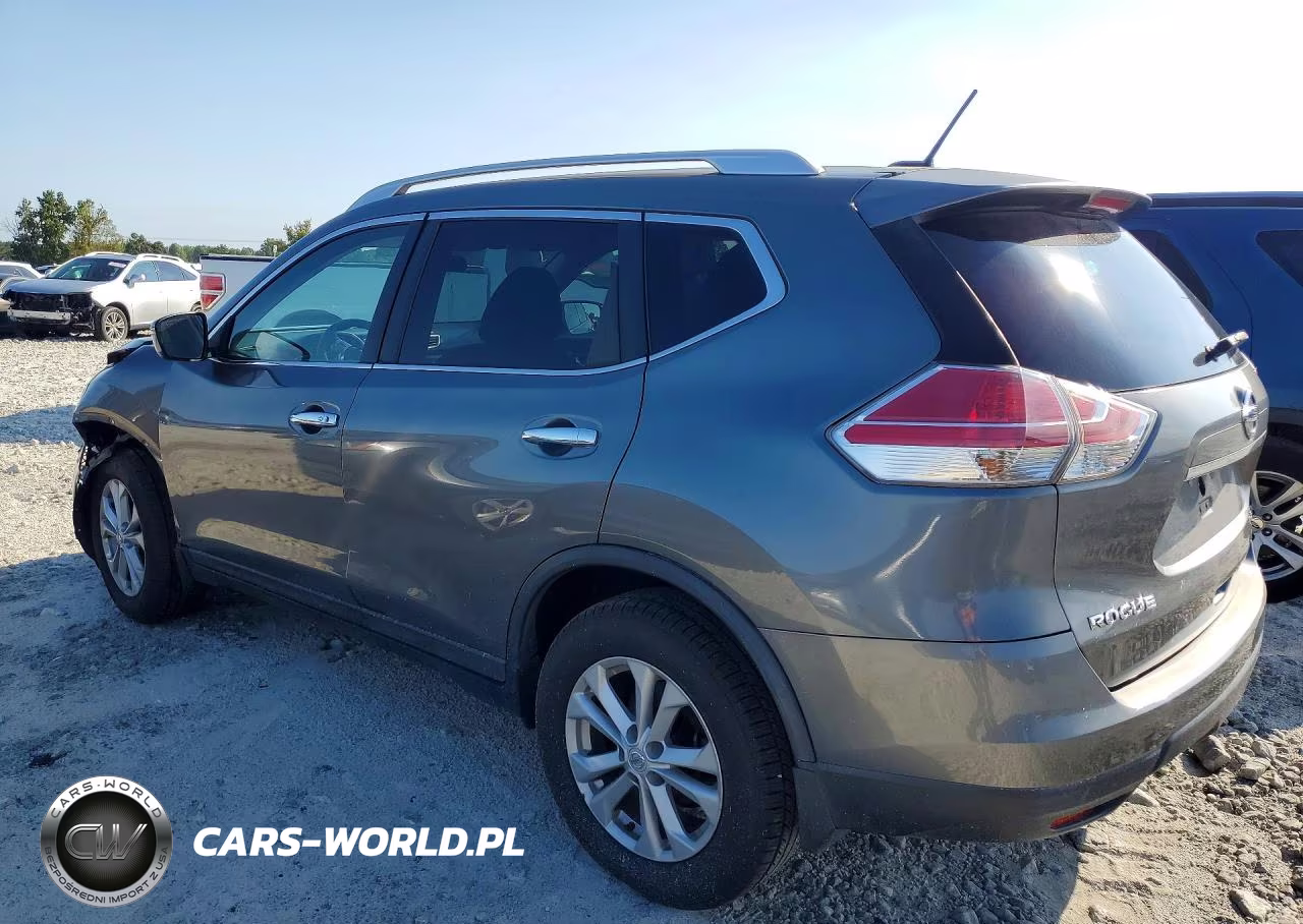 2015 Nissan Rogue Sv VIN:KNMAT2MV2FP549647 - 2