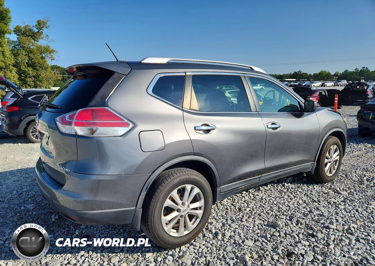 2015 Nissan Rogue Sv VIN:KNMAT2MV2FP549647 - 3
