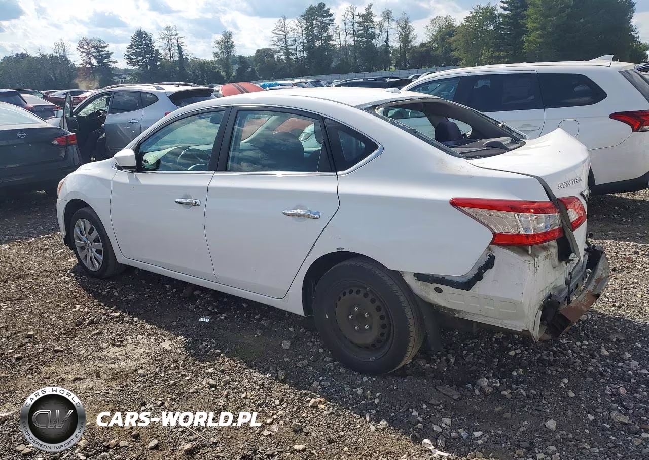 2015 Nissan Sentra Sv VIN:3N1AB7AP9FL665660 - 2