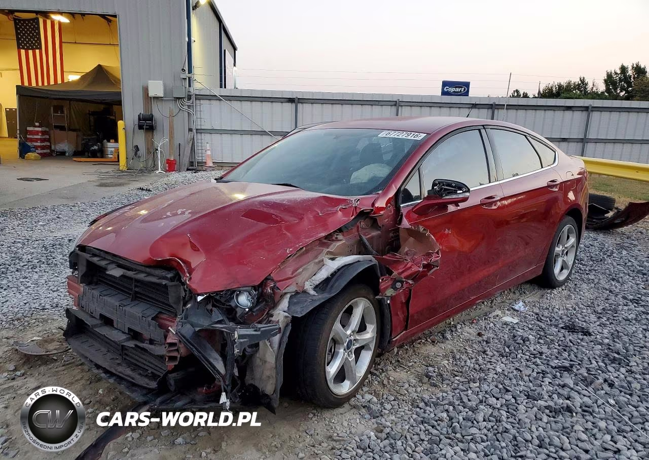 2016 Ford Fusion Se VIN:3FA6P0HD8GR360615 - 1