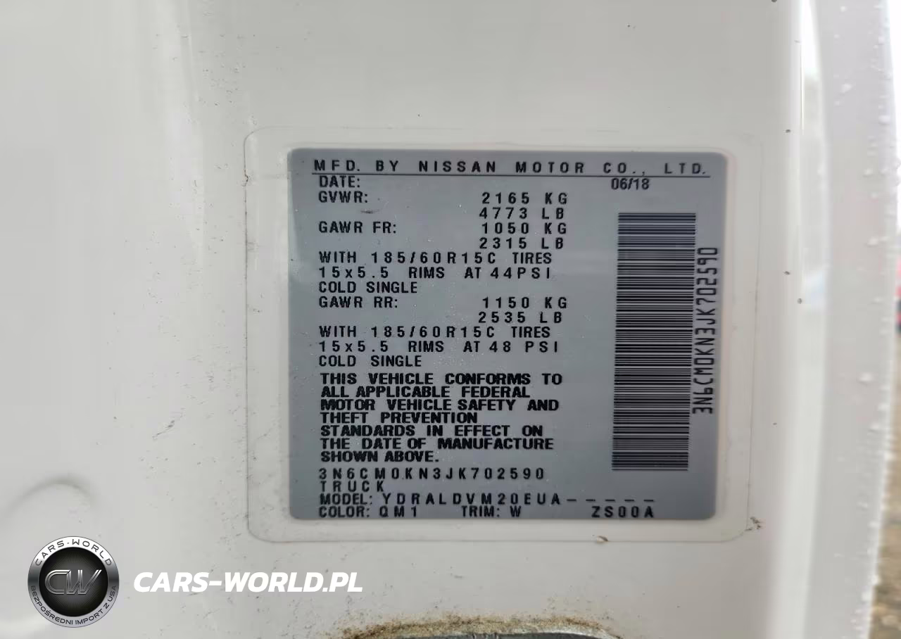 2018 Nissan Nv200 Delivery Van VIN:3N6CM0KN3JK702590 - 13