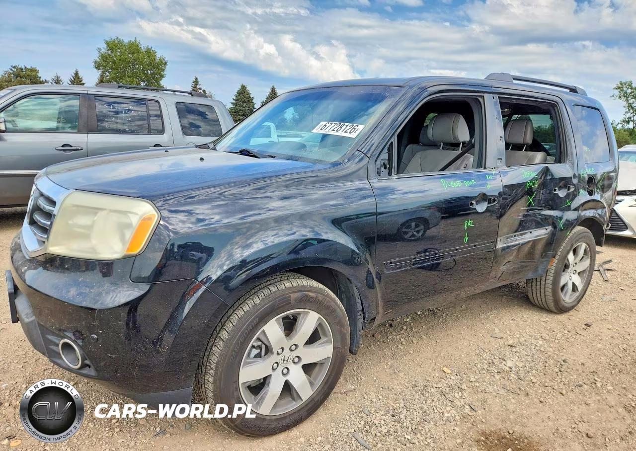 2013 Honda Pilot Touring VIN:5FNYF4H94DB040696 - 1