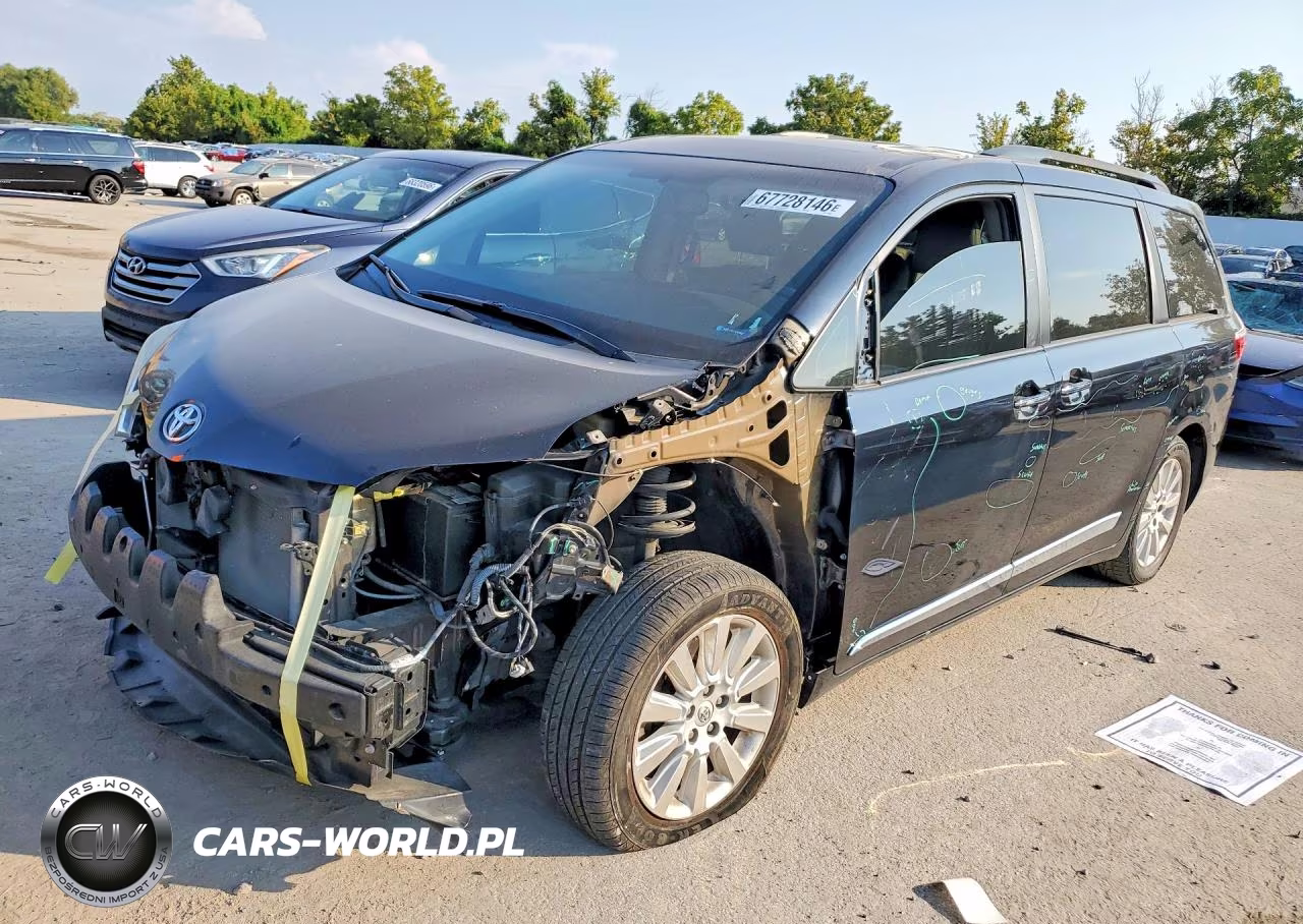 2016 Toyota Sienna Xle Premium 7-Passenger VIN:5TDDK3DC0GS145094 - 1