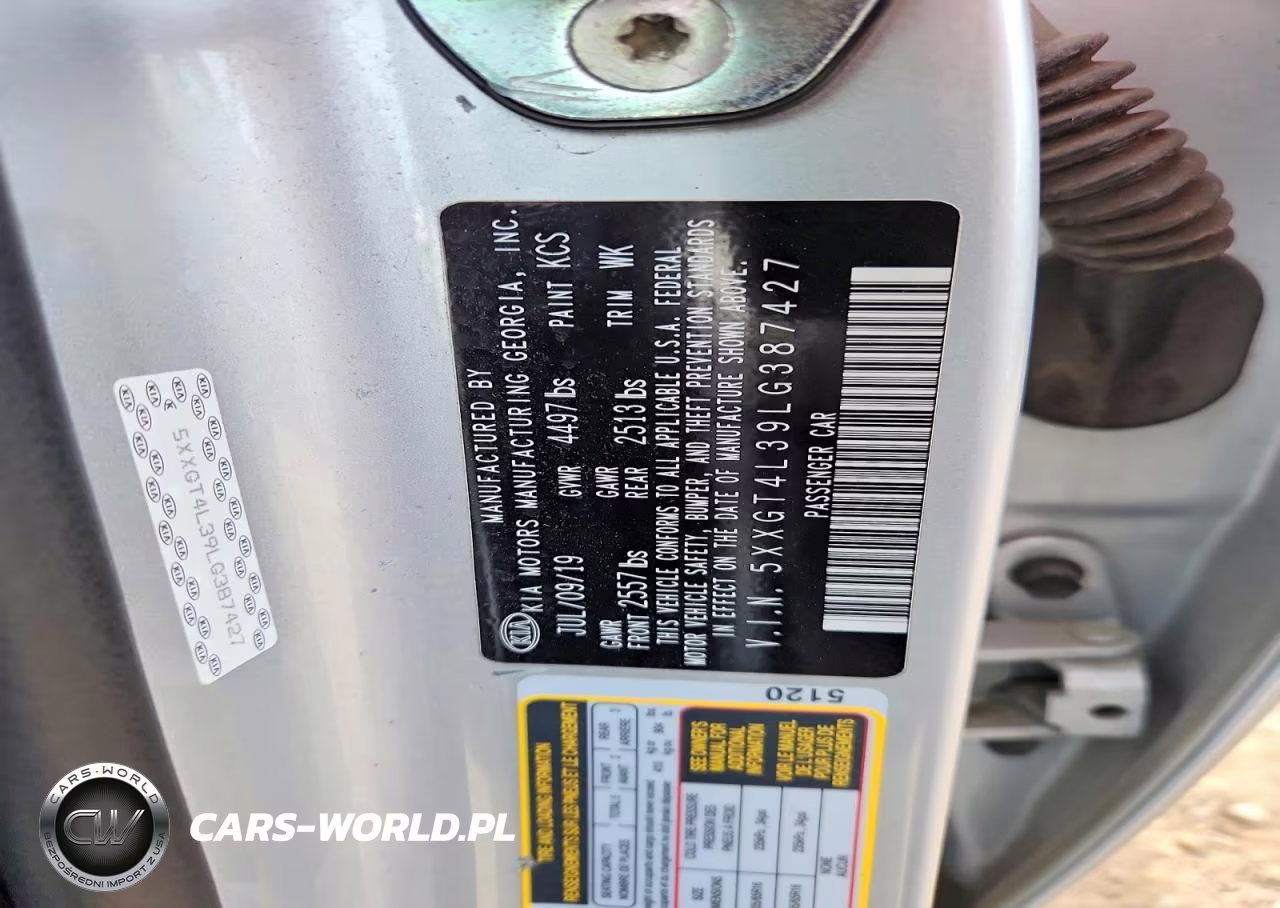 2020 Kia Optima Lx VIN:5XXGT4L39LG387427 - 12