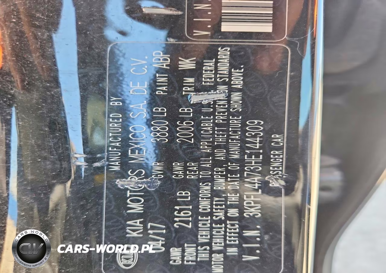 2017 Kia Forte S VIN:3KPFL4A73HE144309 - 13