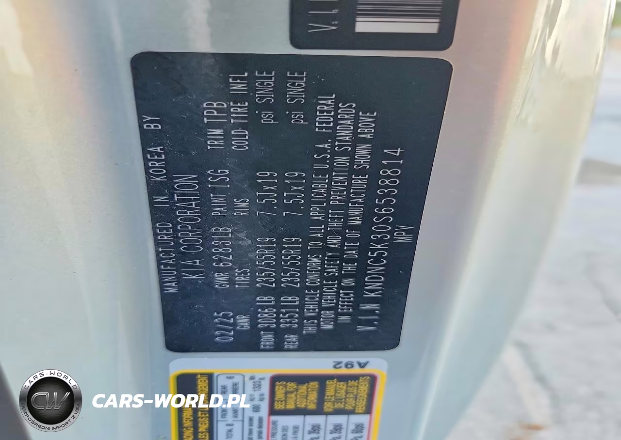 2025 Kia Carnival Ex VIN:KNDNC5K30S6538814 - 13