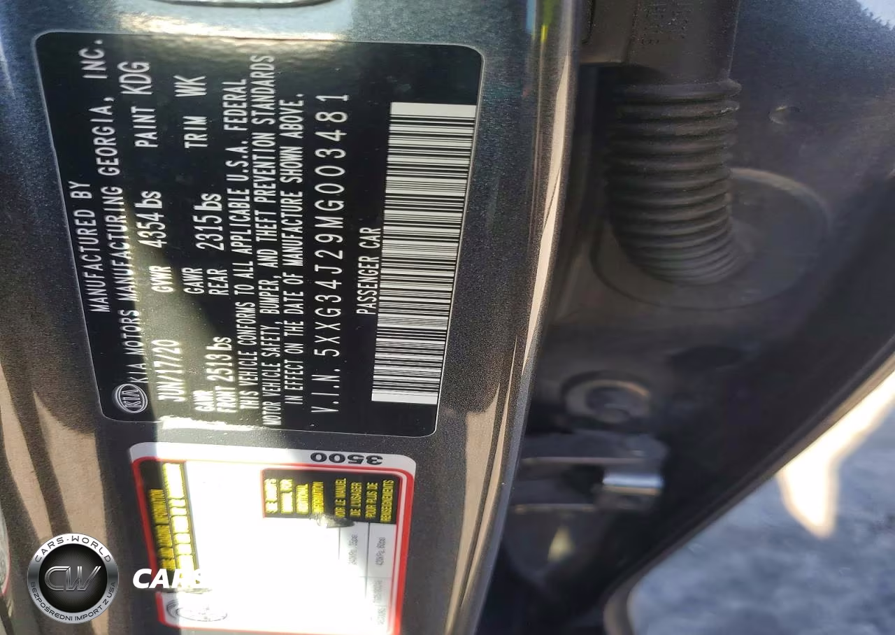 2021 Kia K5 Ex VIN:5XXG34J29MG003481 - 12