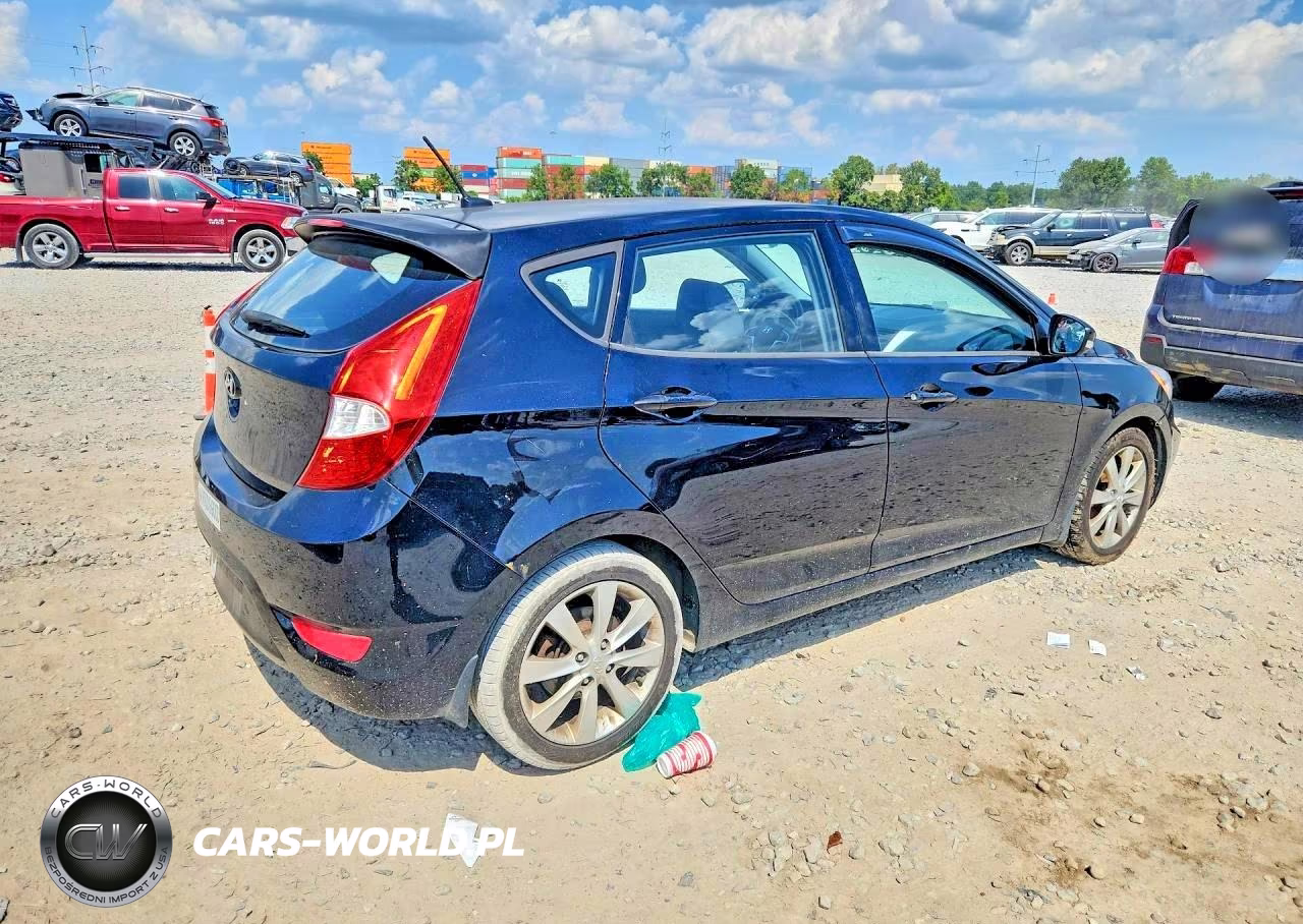 2013 Hyundai Accent Se VIN:KMHCU5AE1DU092030 - 3