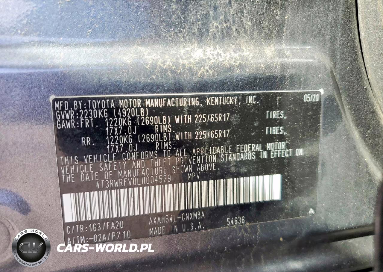 2020 Toyota Rav4 Hybrid Xle VIN:4T3RWRFV0LU004529 - 13