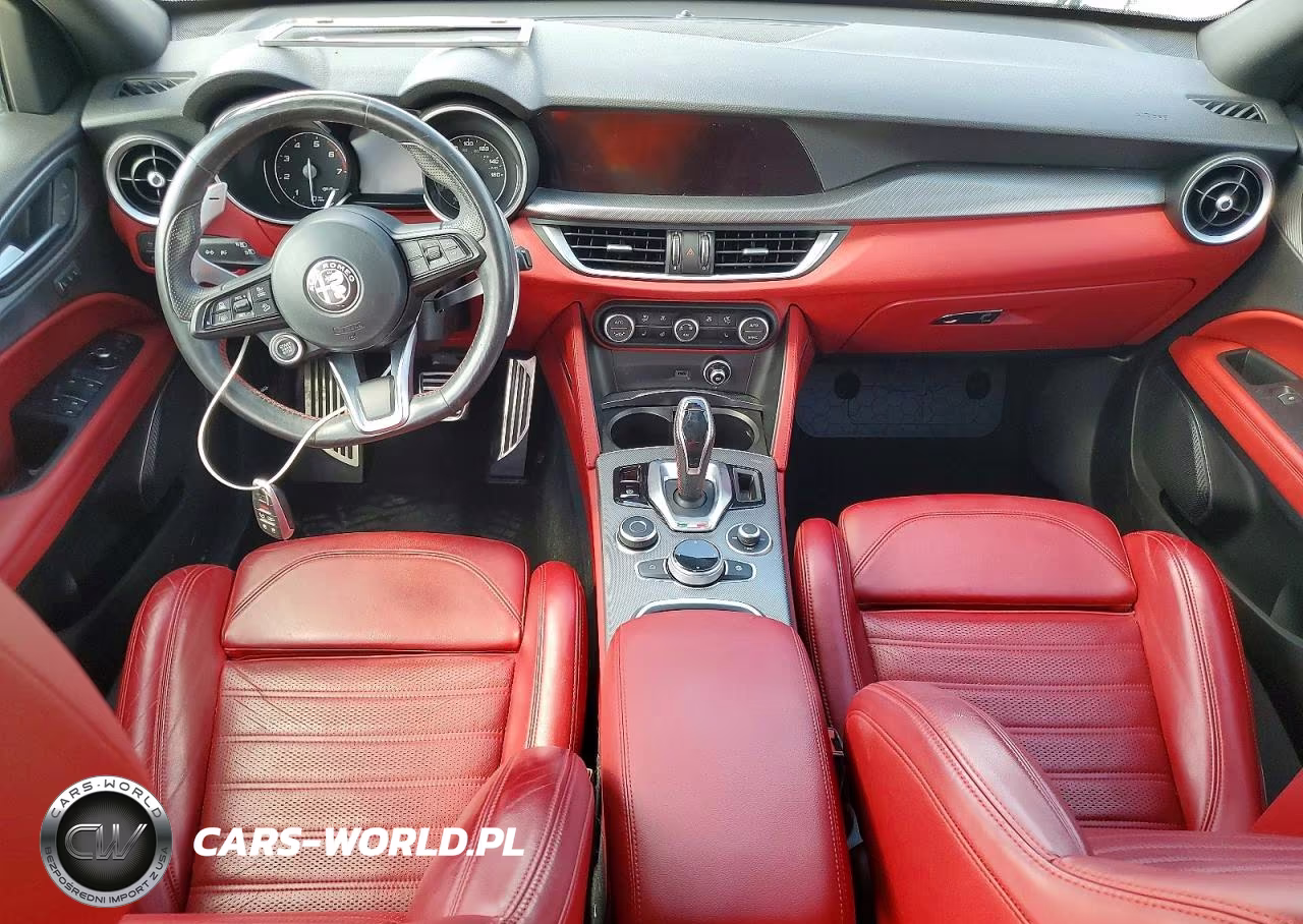 2021 Alfa Romeo Stelvio Ti VIN:ZASPAKBN4M7D19261 - 8