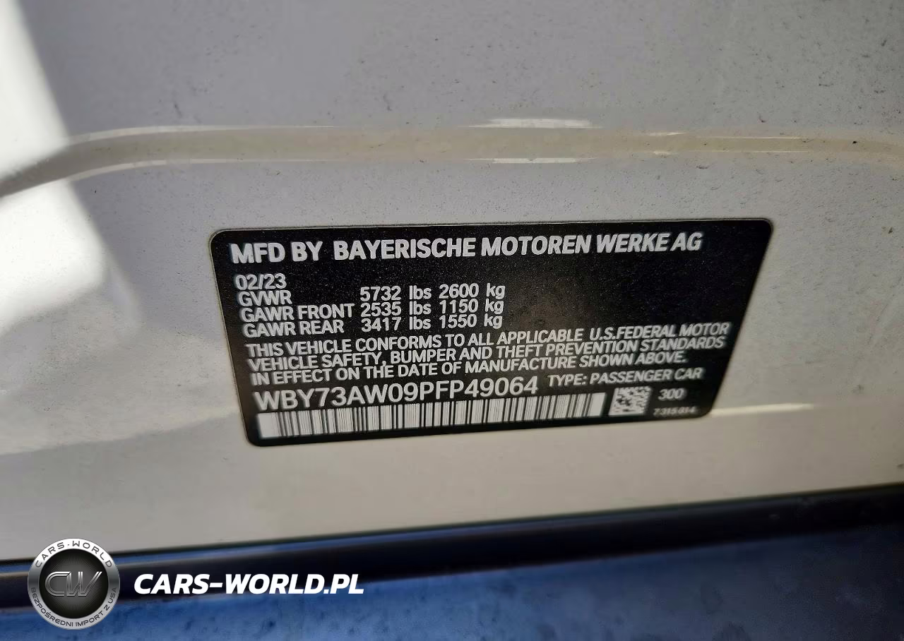 2023 BMW I4 Edrive 40 VIN:WBY73AW09PFP49064 - 13