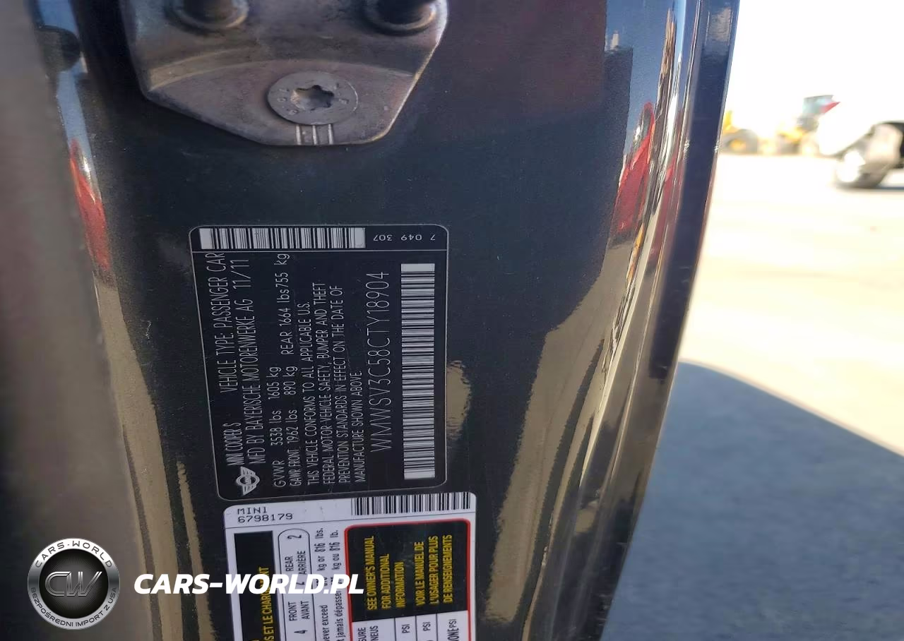 2012 Mini Cooper S VIN:WMWSV3C58CTY18904 - 12