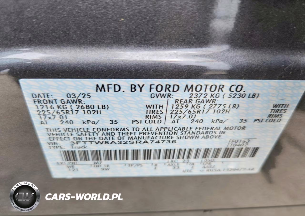 2025 Ford Maverick Xl VIN:3FTTW8A32SRA74736 - 12