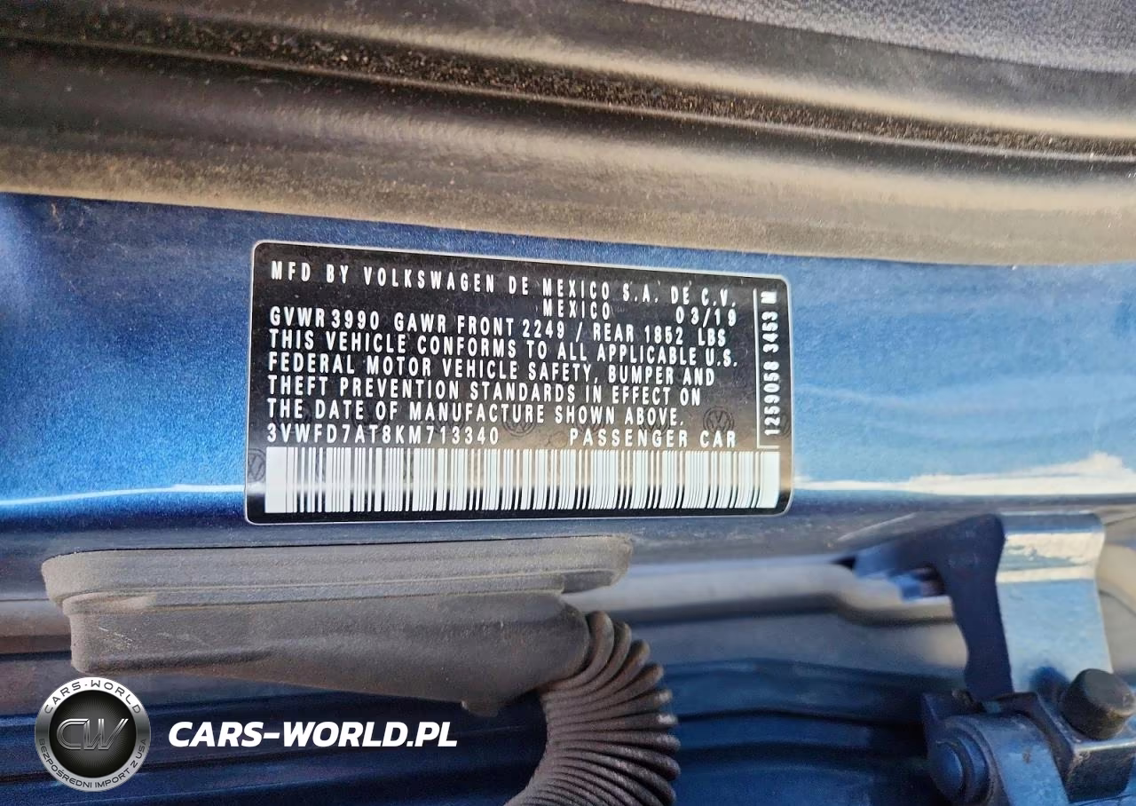 2019 Volkswagen Beetle S VIN:3VWFD7AT8KM713340 - 12
