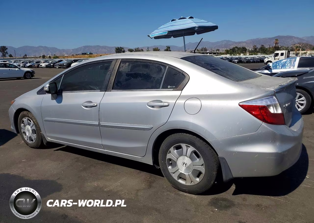 2012 Honda Civic Hybrid L VIN:JHMFB4F32CS002580 - 2