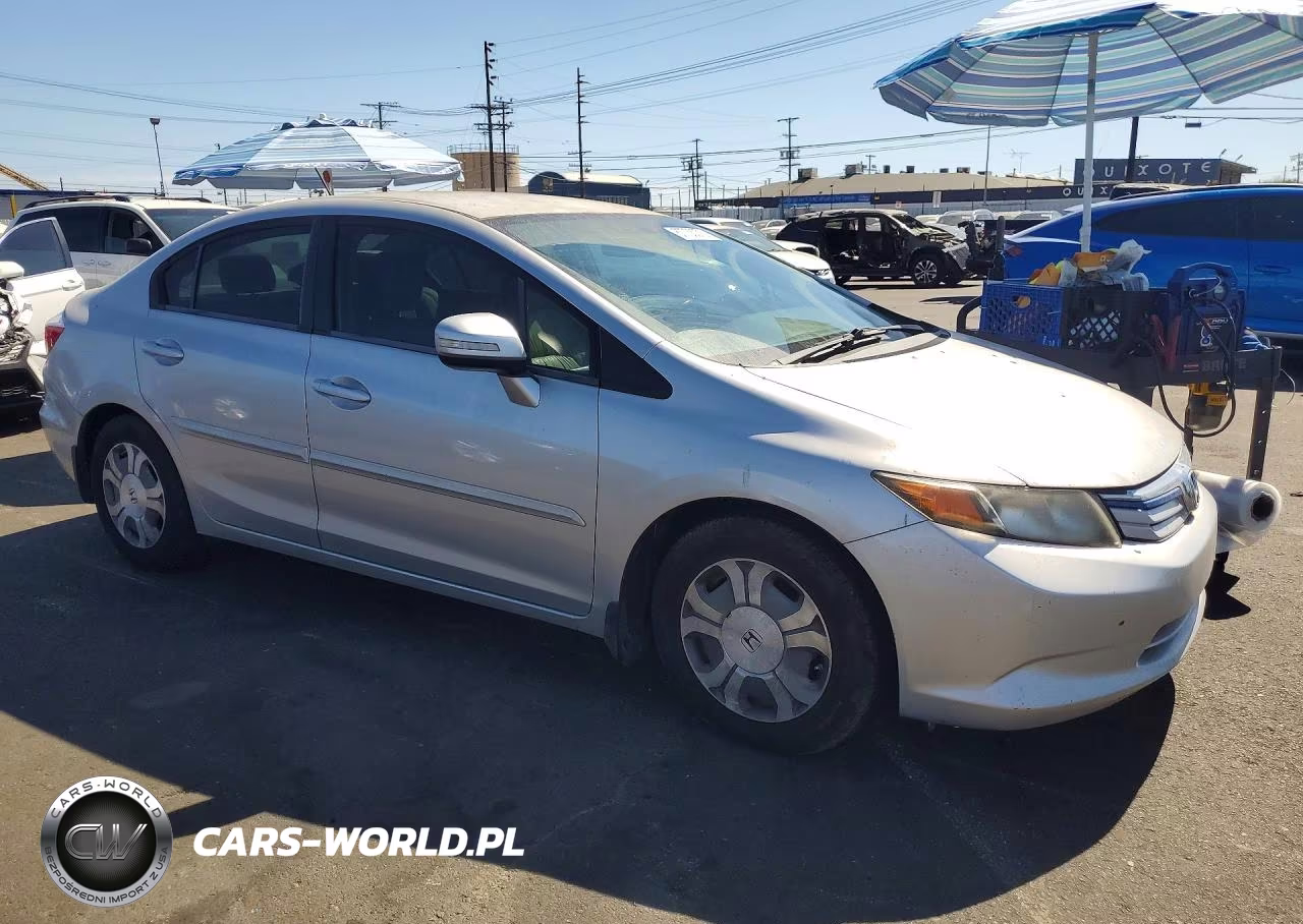 2012 Honda Civic Hybrid L VIN:JHMFB4F32CS002580 - 4