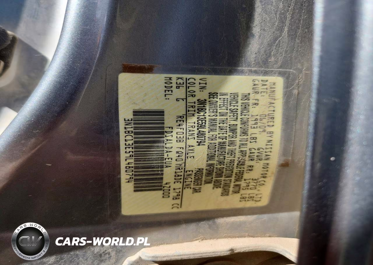 2009 Nissan Versa 1.8 S VIN:3N1BC13E59L480794 - 12