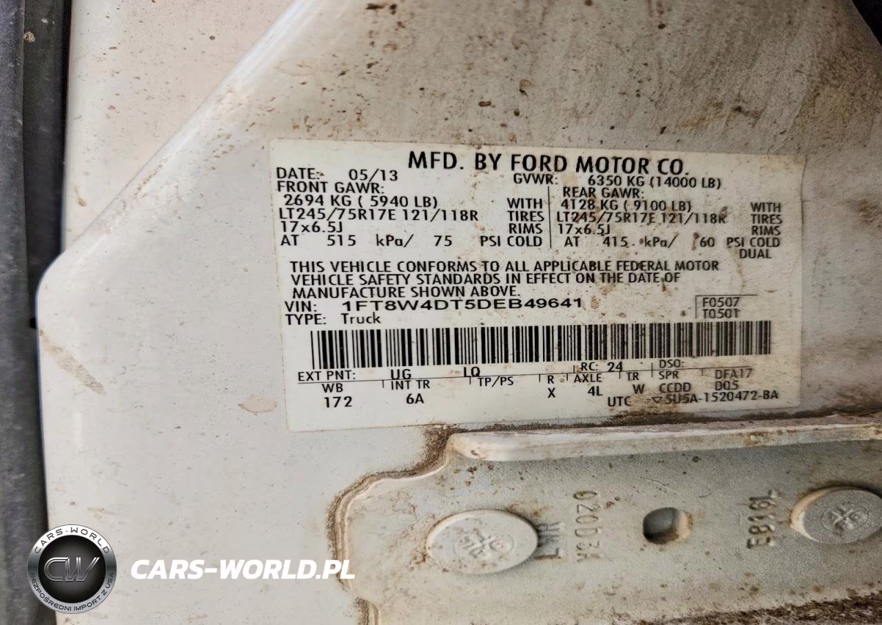 2013 Ford F450 Super Duty VIN:1FT8W4DT5DEB49641 - 13
