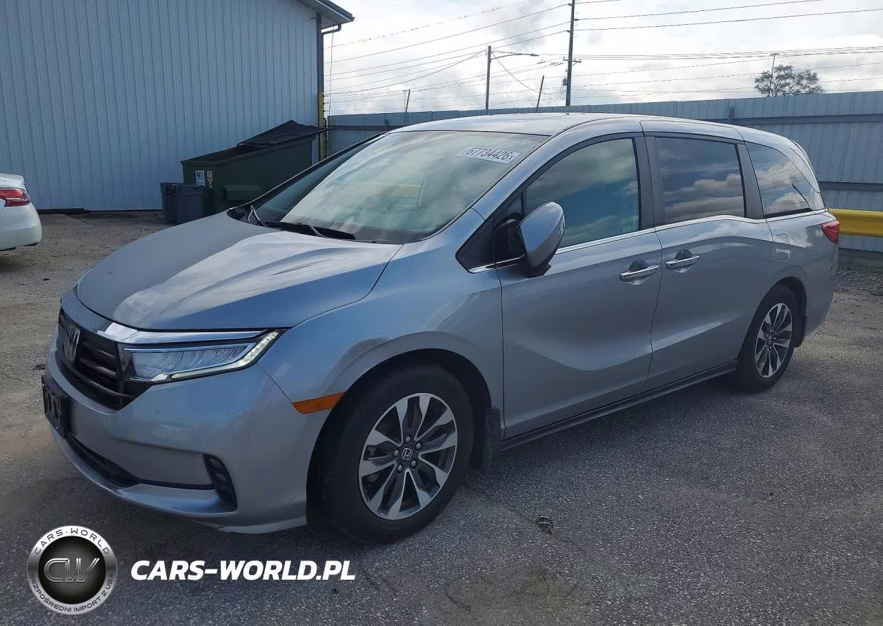 2022 Honda Odyssey Exl VIN:5FNRL6H72NB040690 - 1