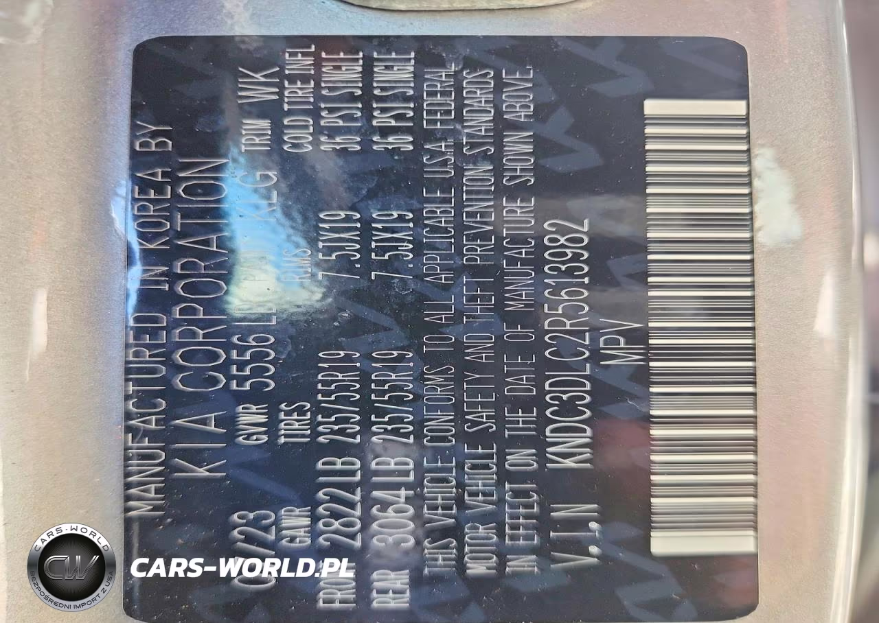 2024 Kia Ev6 Wind VIN:KNDC3DLC2R5613982 - 14