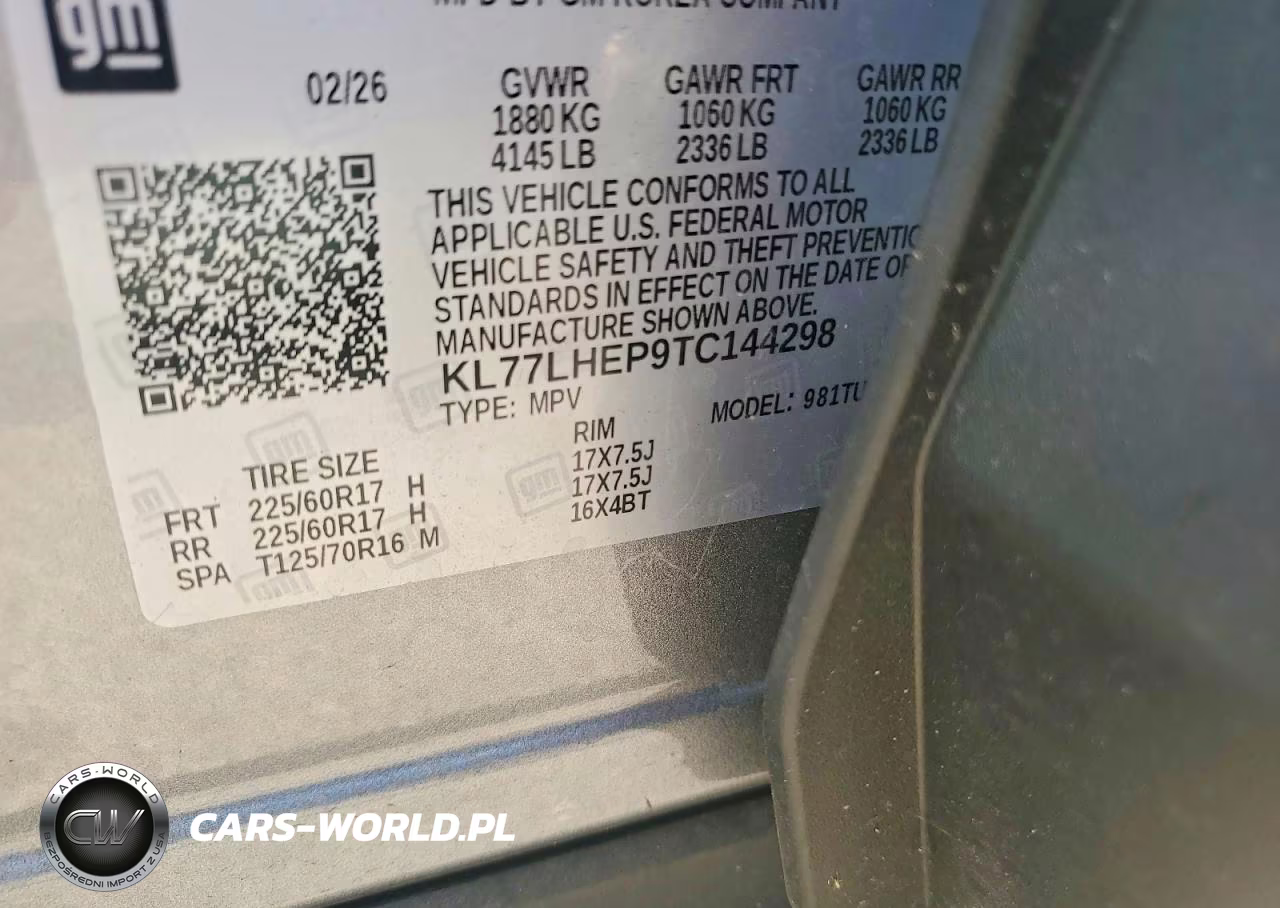2026 Chevrolet Trax 1Lt VIN:KL77LHEP9TC144298 - 13