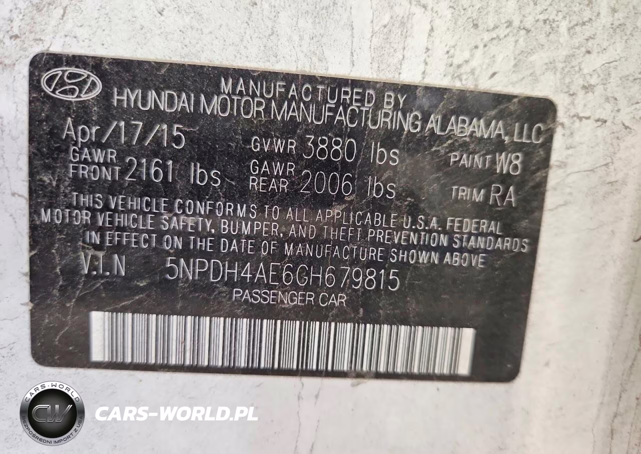 2016 Hyundai Elantra Se VIN:5NPDH4AE6GH679815 - 13