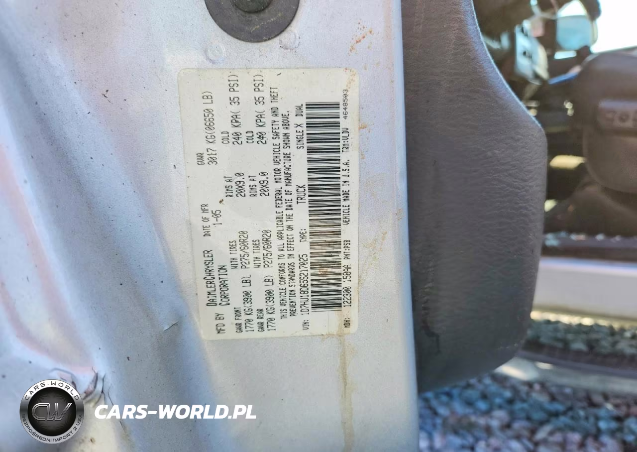 2005 Dodge Ram 1500 St VIN:1D7HU18D65S217025 - 12