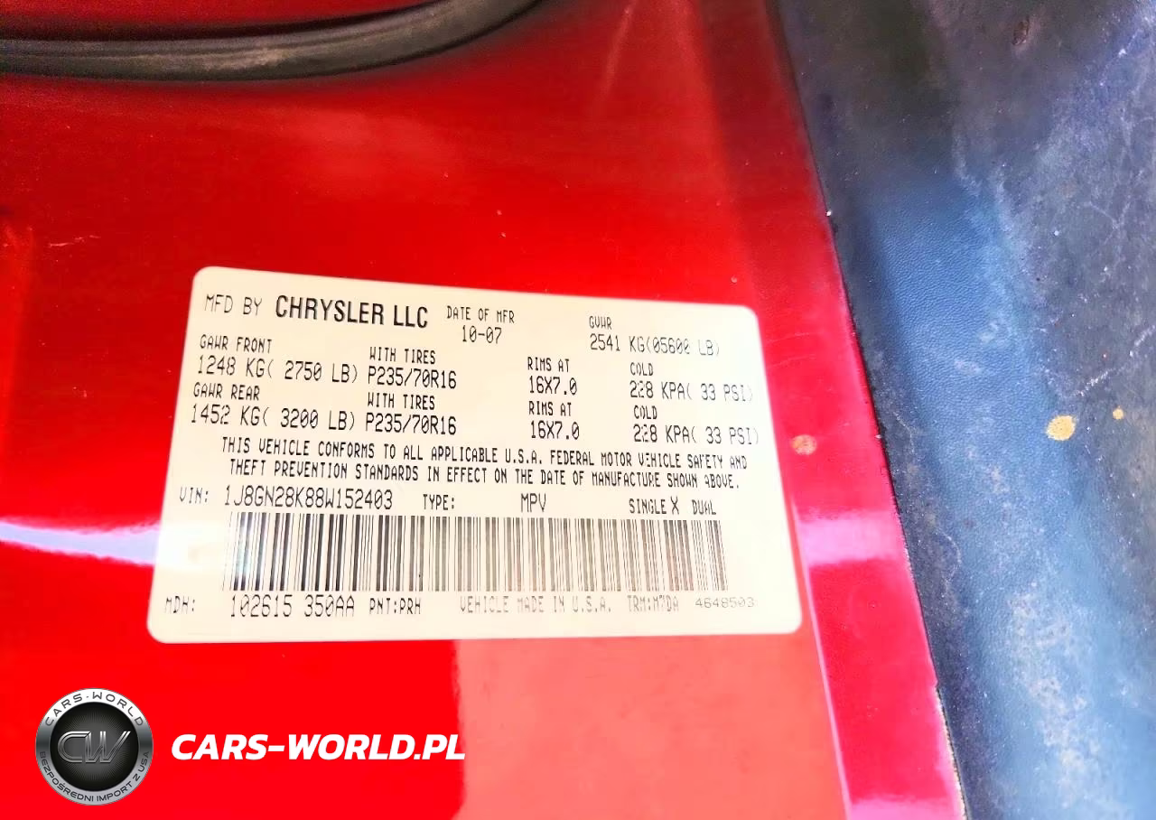 2008 Jeep Liberty Sport VIN:1J8GN28K88W152403 - 13