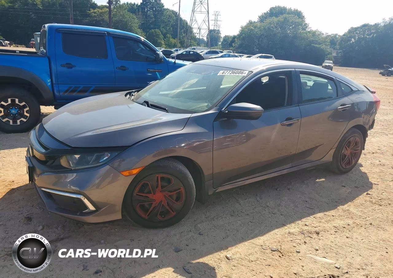 2021 Honda Civic Lx VIN:2HGFC2F62MH545662 - 1