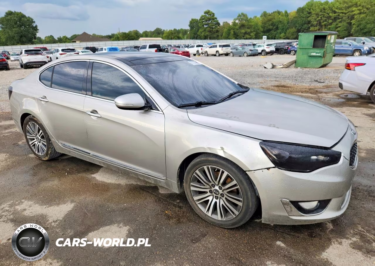 2014 Kia Cadenza Premium VIN:KNALN4D70E5124435 - 4