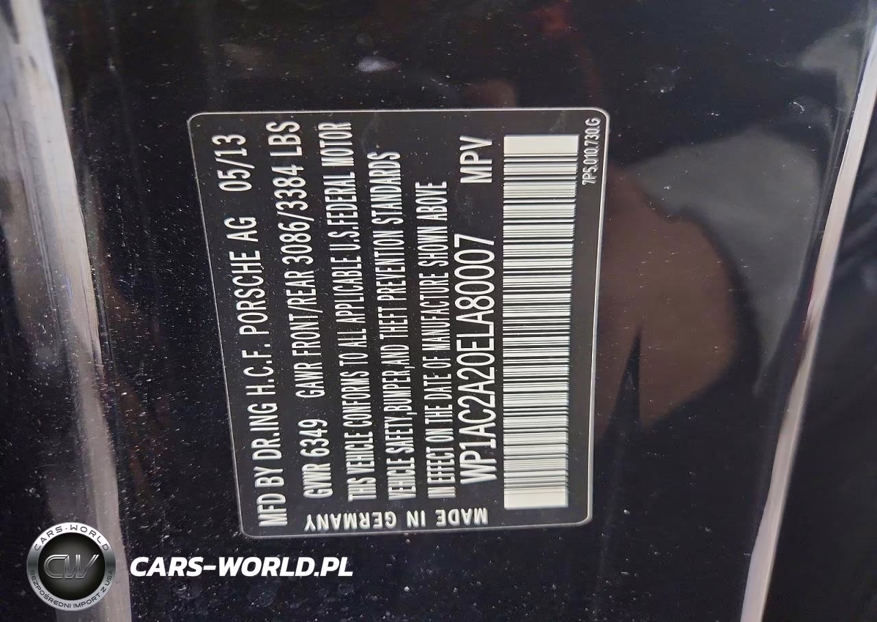 2014 Porsche Cayenne Turbo VIN:WP1AC2A20ELA80007 - 12