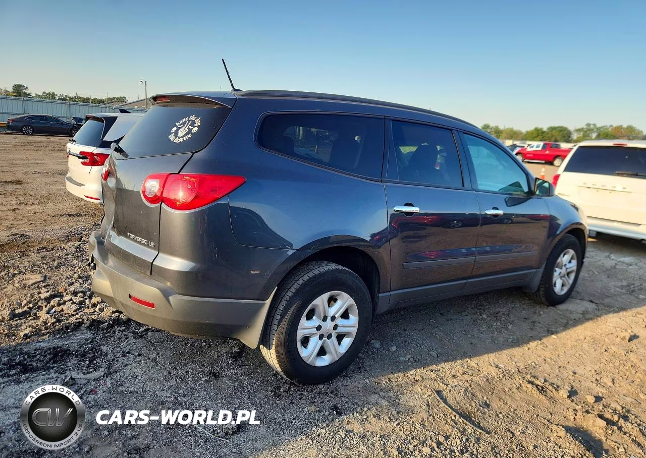 2012 Chevrolet Traverse Ls VIN:1GNKVEED0CJ390851 - 3