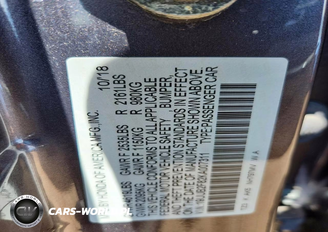 2019 Acura Tlx Advance VIN:19UUB2F82KA007311 - 12