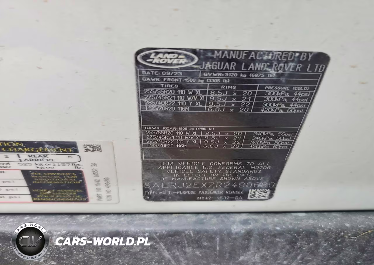 2024 Land Rover Discovery S VIN:SALRJ2EX7R2490680 - 13