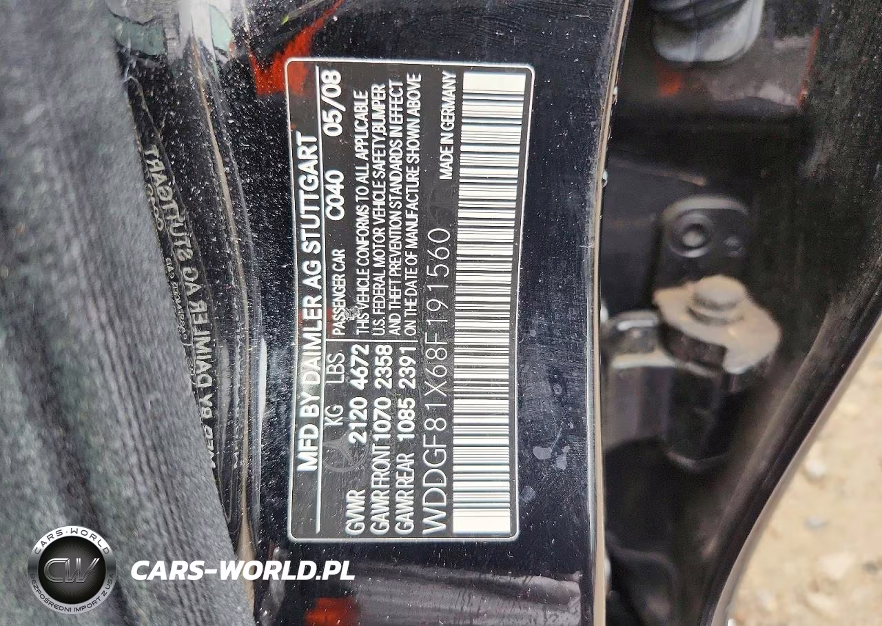 2008 Mercedes-Benz C 300 4Matic VIN:WDDGF81X68F191560 - 12